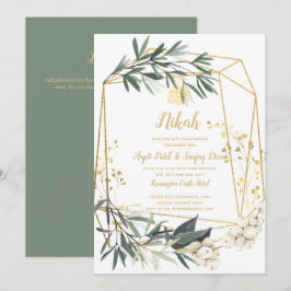 Nikah - Invitación a la boda islámica de Motif con