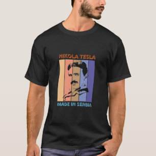 Nikola Tesla estilo retro #2 camiseta