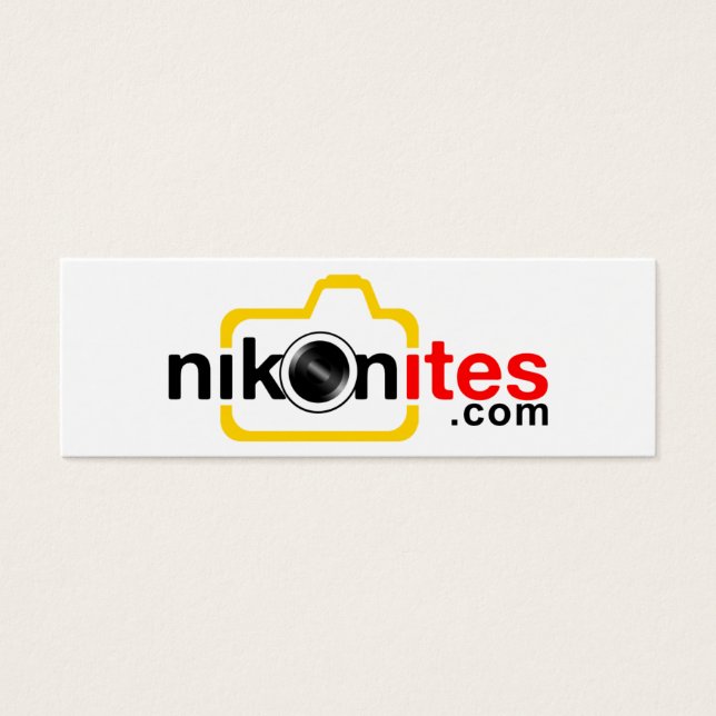 Nikonites.com Tarjeta pequeña (Frente)