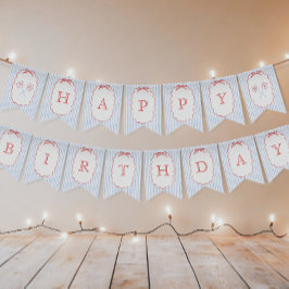 Niña Arco Cumpleaños Bandera 4 de Julio