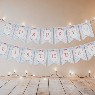 Niña Arco Cumpleaños Bandera 4 de Julio