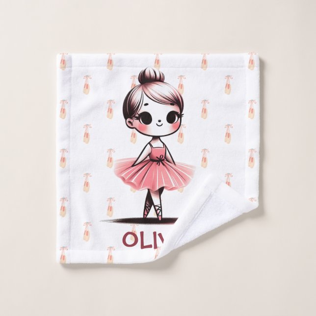 Niña Bailarina Pequeña y Linda (Toallita)