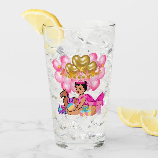 Niña bebé de rosa (Anverso (hielo))