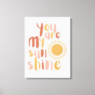 Niña Boho Sunshine Wall art Decoración de tela