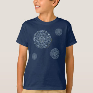 Niña celestial de noche y camiseta oscura para beb