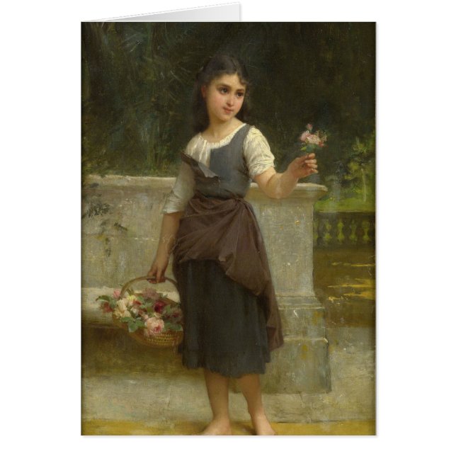 Niña con las flores (Frente)