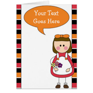 niña con las flores