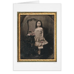 Niña con una cesta de las flores (40319)