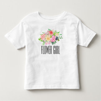 Niña de flores Toddler Tee Kids Camiseta de chica