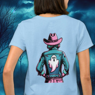 Niña fantasma con camiseta de arte pop