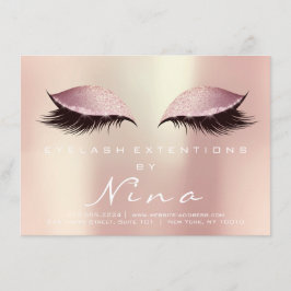 Nina Lashes Extensión Después de la instrucción Pi