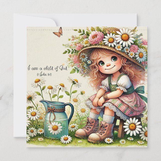 Niña margarita hija de Dios (Anverso)
