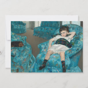 Niña pequeña en un sillón azul   Mary Cassatt