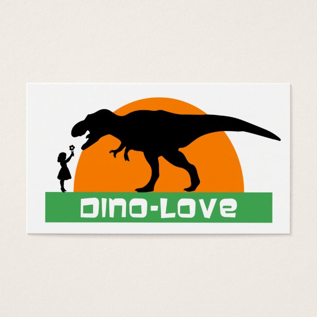 Niña pequeña y dinosaurio (Frente)