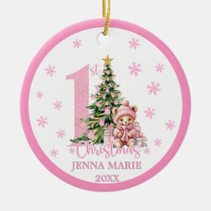 NIÑA PRIMERA NAVIDAD Ornamento