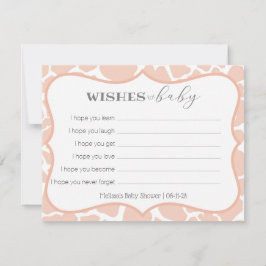 Niña Rosa Giraffe quiere bebé