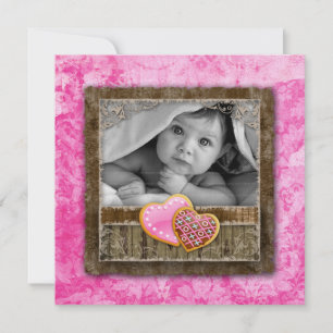 Niña Valentine Invitación Cocinas del corazón