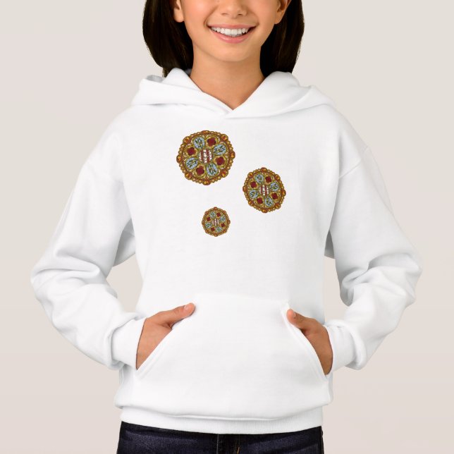 Niña y camiseta de luz de otoño de Nouveau (Anverso)