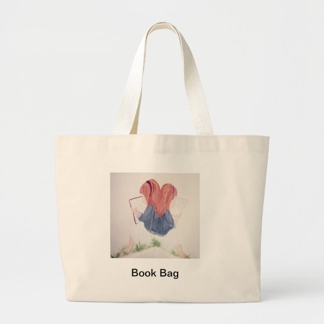 niñas que leen la bolsa de asas (Frente)