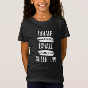 NIÑAS RESPIRAN Y ESPIRAN ANIMAN CAMISETA DE JERSEY