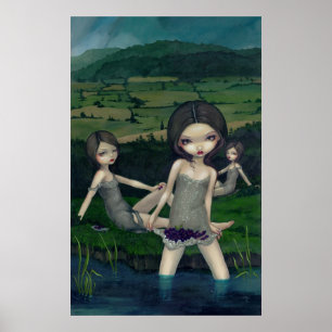 Ninfas que recogen la impresión del arte de las