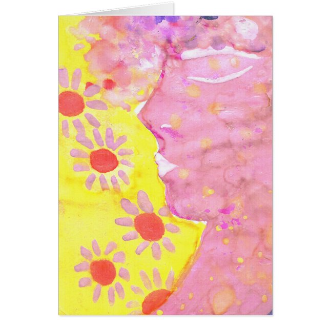 Ninfs Folk Art de AnyaC BLANK Stationary (Frente)