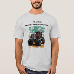 "Ningún Bache Puede Detener" Camiseta Tropical de