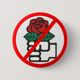 Ningún botón del socialismo Democratic
