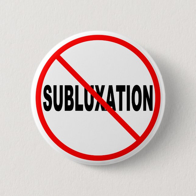 Ningún botón del Subluxation (Anverso)
