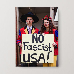 Ningún botón político fascista de EE.UU.