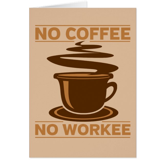 Ningún café ningún Workee (Frente)