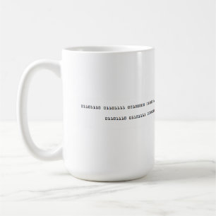 Ningún café ninguna taza de café del código