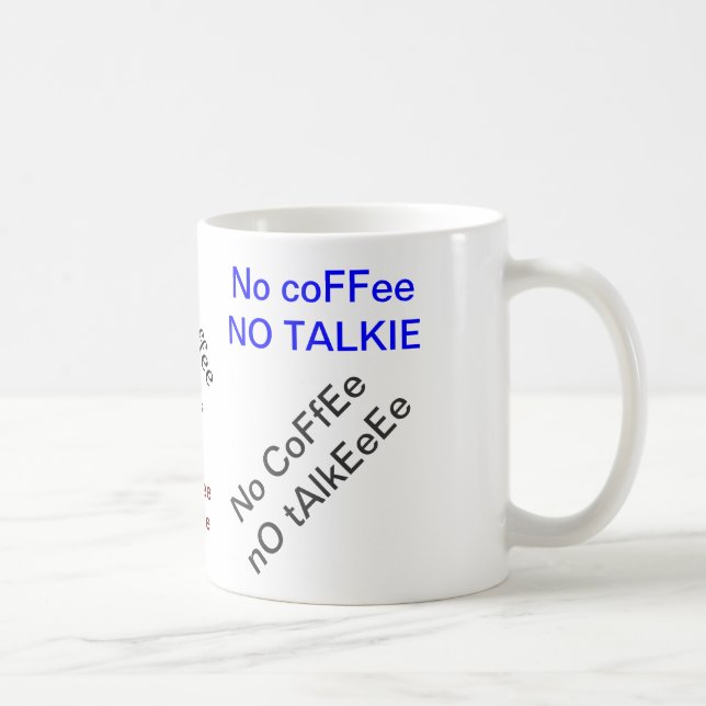 Ningún café ninguna taza de la película hablada (Derecha)