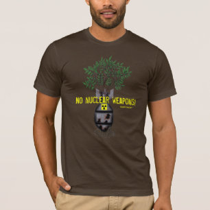 Ningún diseño fresco pacifista de la camiseta de