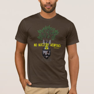 Ningún diseño fresco pacifista de la camiseta de