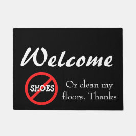 Ningún felpudo de la casa del zapato