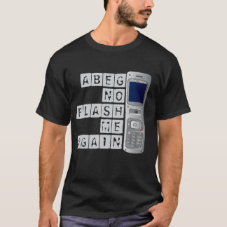 Ningún flash yo otra vez camiseta