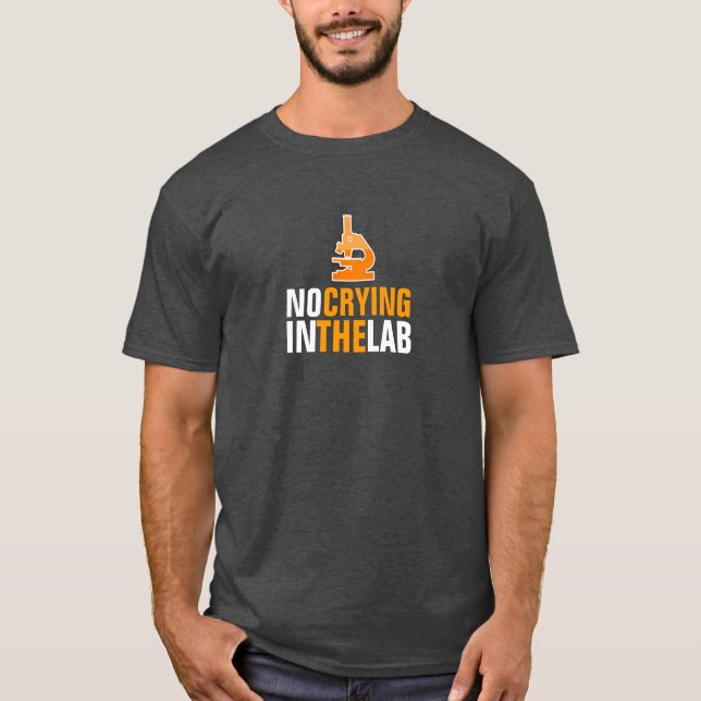 Ningún griterío en la camiseta del laboratorio (Anverso)