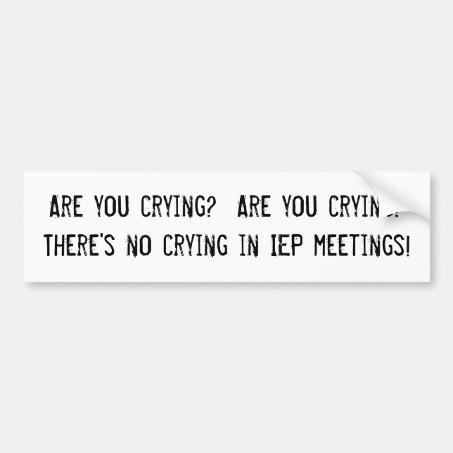 Ningún griterío en pegatina para el parachoques de (Frente)