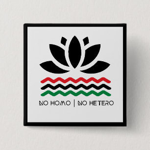 Ningún homo el ningún botón de Hetero