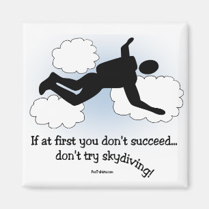 Ningún imán skydiving