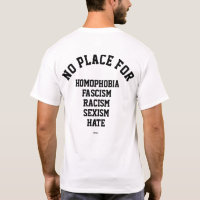 Ningún lugar para la camiseta del odio