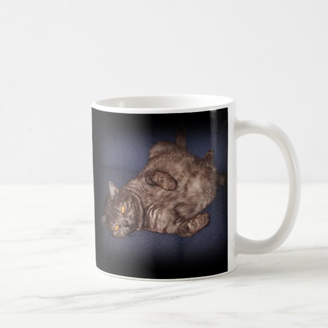 Ningún momento de taza del gato de la cita del (Derecha)
