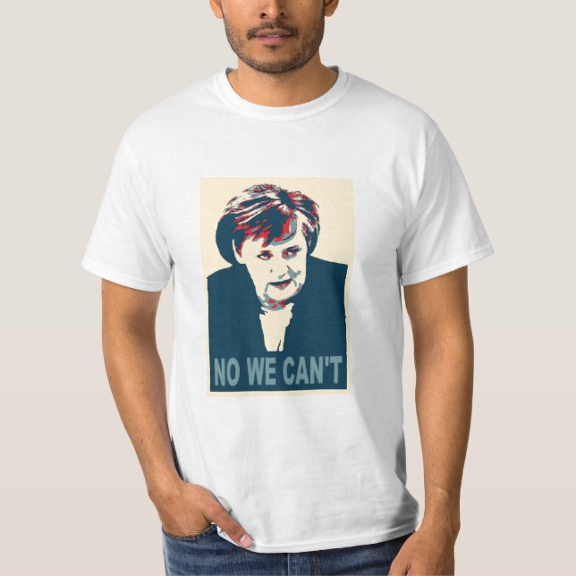 Ningún no podemos camiseta (Anverso)
