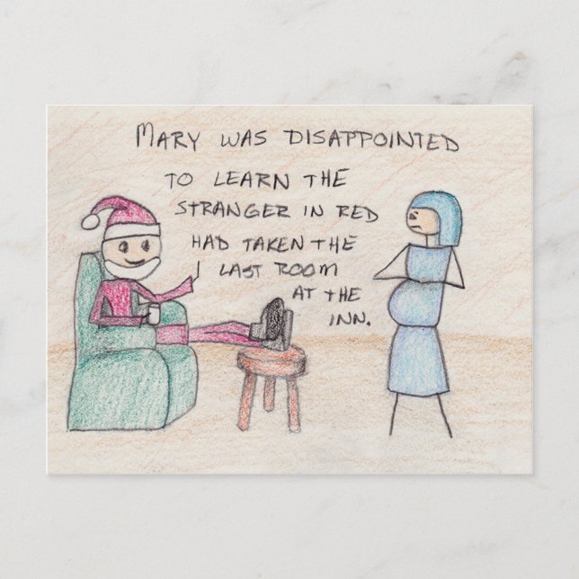 "Ningún sitio en postal del mesón" (Anverso)