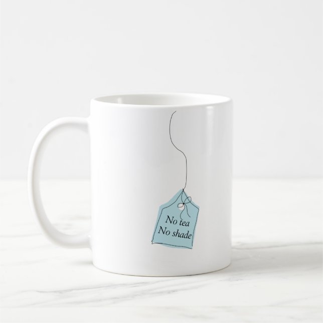 Ningún té ninguna taza del té o de café de la (Izquierda)