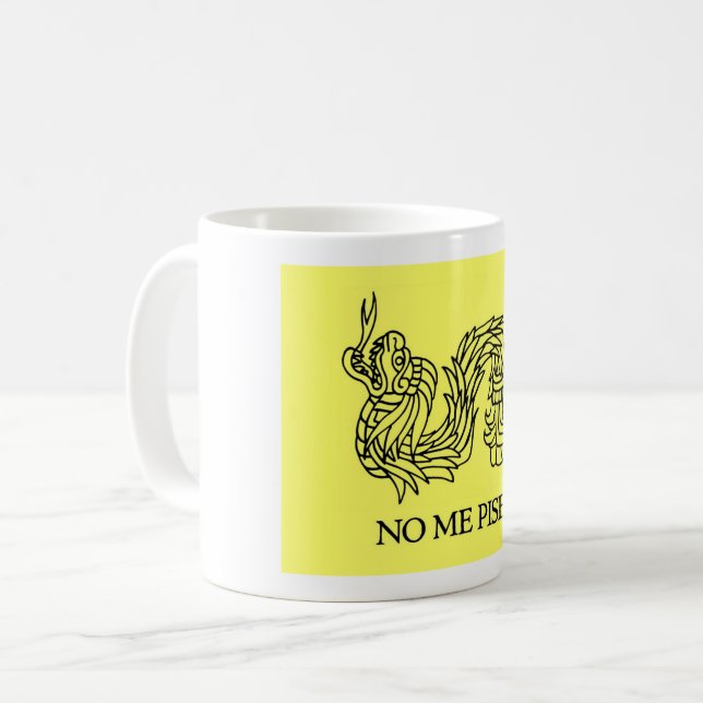 Ningún yo taza de Pises (no pise en mí) (Anverso izquierdo)