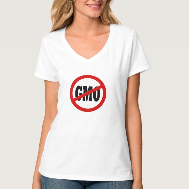 NINGUNA CAMISA de GMO (mujeres) (Anverso)