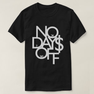 Ninguna camisa de los días libres - negro/blanco