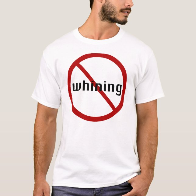 Ninguna camiseta de gimoteo (Anverso)